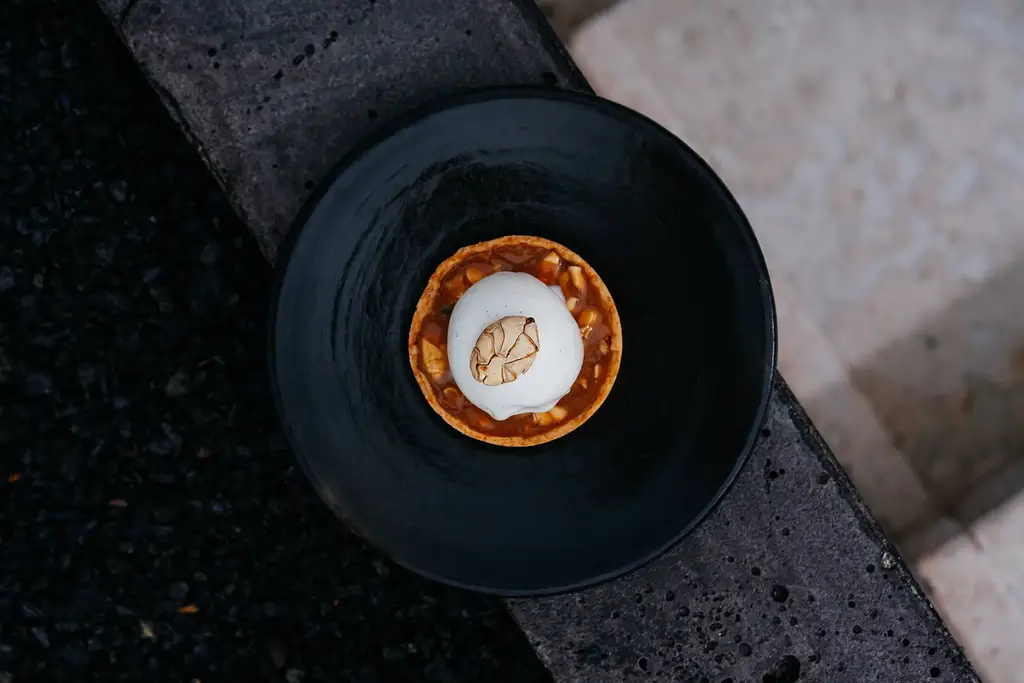 Gourmet dish at Evolution by Pikaia restaurant