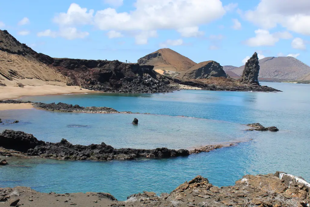 Volcanic coastline of the Galápagos Islands
