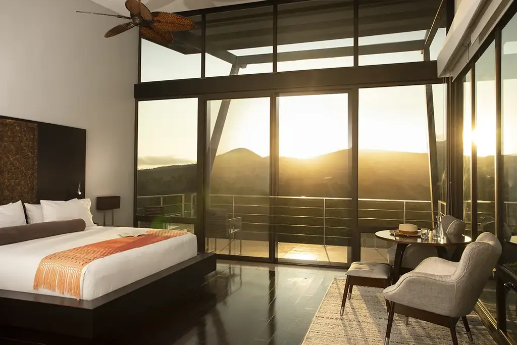Luxury suite with ocean views