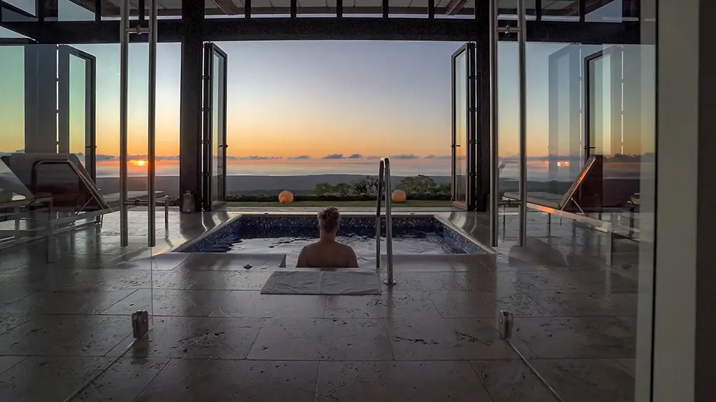 Gym overlooking the Santa Cruz savannah